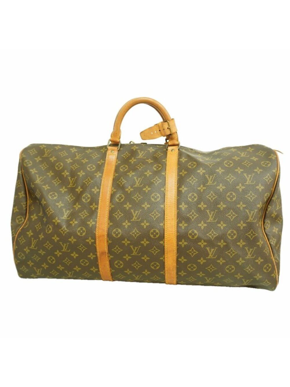 Louis Vuitton Boston Bag Monogram Keepall 60 Brown
